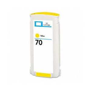 Remanufactured HP 70 Yellow ink cartridge, C9454A