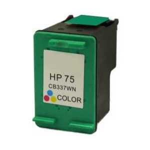 Remanufactured HP 75 Tricolor ink cartridge, CB337WN