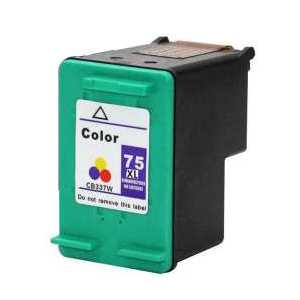 Remanufactured HP 75XL Tricolor ink cartridge, High Yield, CB338WN