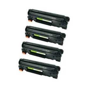 Compatible HP 85A toner cartridges, Jumbo Yield, CE285A, 4 pack