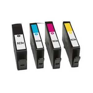 Remanufactured HP 923e ink cartridges - High Yield - 4 pack