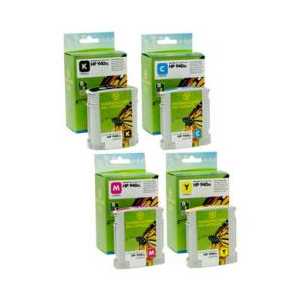 Premium Remanufactured HP 940XL ink cartridges - High Yield - USA Made - 4 pack