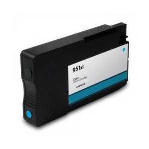 Premium Remanufactured HP 951XL Cyan ink cartridge, CN046AN - High Yield - USA Made