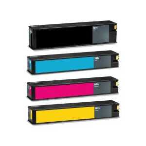 Remanufactured HP 981X ink cartridges, 4 pack
