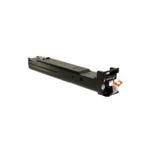 Compatible Konica Minolta A0DK133 Black toner cartridge, 8000 pages