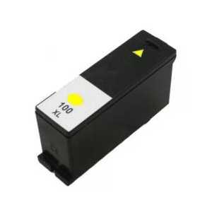 Compatible Lexmark 100XL Yellow ink cartridge, High Yield, 14N1095
