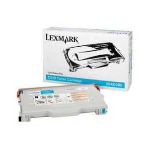 Original Lexmark 20K0500 Cyan toner cartridge, 3000 pages