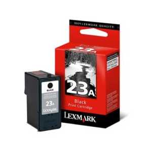 Original Lexmark #23A Black ink cartridge, 18C1623