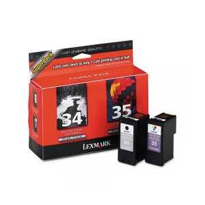 Multipack - Lexmark 34 / 35 genuine OEM ink cartridges - 18C0535 - 2 pack