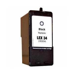 Remanufactured Lexmark 34XL Black ink cartridge, High Yield, 18C0034