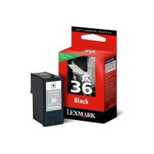 Original Lexmark #36 Black ink cartridge, 18C2130, Return Program Cartridge