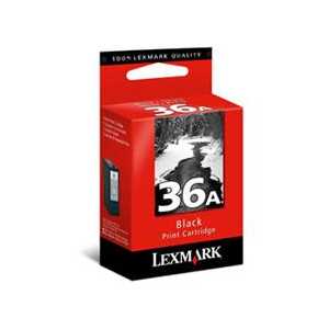 Original Lexmark #36A Black ink cartridge, 18C2150