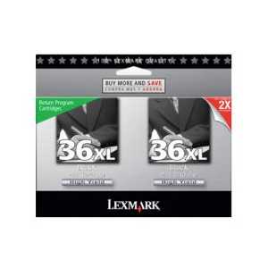 Multipack - Lexmark 36XL genuine OEM ink cartridges - 18C2230 - 2 pack