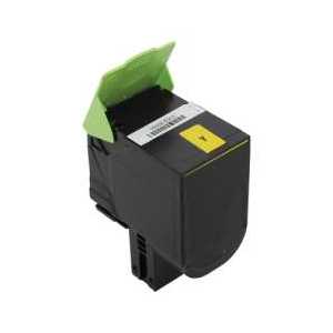 Remanufactured Lexmark 701YK Yellow toner cartridge, 70C1XY0, Extra High Yield, 4000 pages