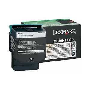 Original Lexmark C540H1KG Black toner cartridge, High Yield, 2500 pages