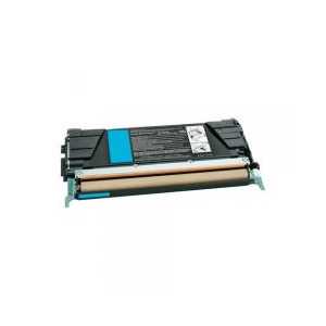 Remanufactured Lexmark C734A2CG Cyan toner cartridge, 6000 pages