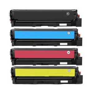 Remanufactured Lexmark 20N1HK0, 20N1HC0, 20N1HM0, 20N1HY0 toner cartridges - High Yield - 4 pack