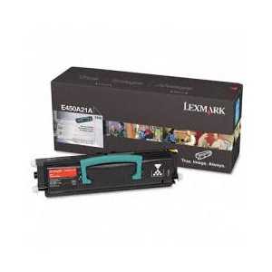 Original Lexmark E450A21A Black toner cartridge, 6000 pages