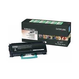 Original Lexmark X264A11G Black toner cartridge, 3500 pages