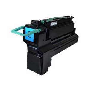 Remanufactured Lexmark X792X2CG Cyan toner cartridge, Extra High Yield, 20000 pages
