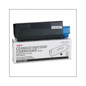 Original OKI 42127404 Black toner cartridge, 5000 pages