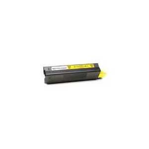 Compatible OKI 43324401 Yellow toner cartridge, High Yield, 5000 pages