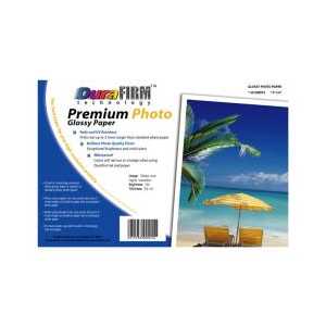 Postcard size DuraFirm Technology Glossy Photo Paper (20 sheets per pack)