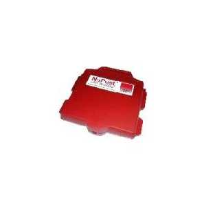 Pitney Bowes compatible NuPost 765-0 Fluorescent Red postage meter ink cartridge for DM200, DM300, DM400