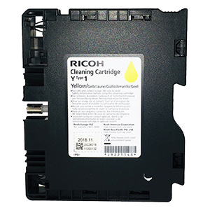 Original Ricoh Type 1 Yellow Cleaning cartridge for Ri 100 DTG Printer - 257053