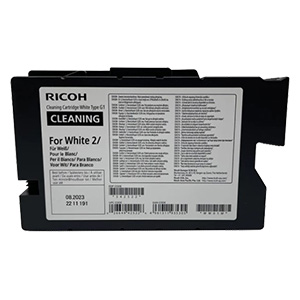 Original Ricoh Type G1 White 2 Cleaning cartridge for Ri 1000, Ri 2000 DTG Printer - 342527