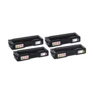 Compatible Ricoh 406475, 406476, 406477, 406478 toner cartridges, Type SPC310HA, 4 pack