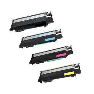 Compatible Samsung CLT-K404S, CLT-C404S, CLT-M404S, CLT-Y404S toner cartridges, 4 pack