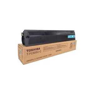 Original Toshiba TFC505UC Cyan toner cartridge, 33600 pages